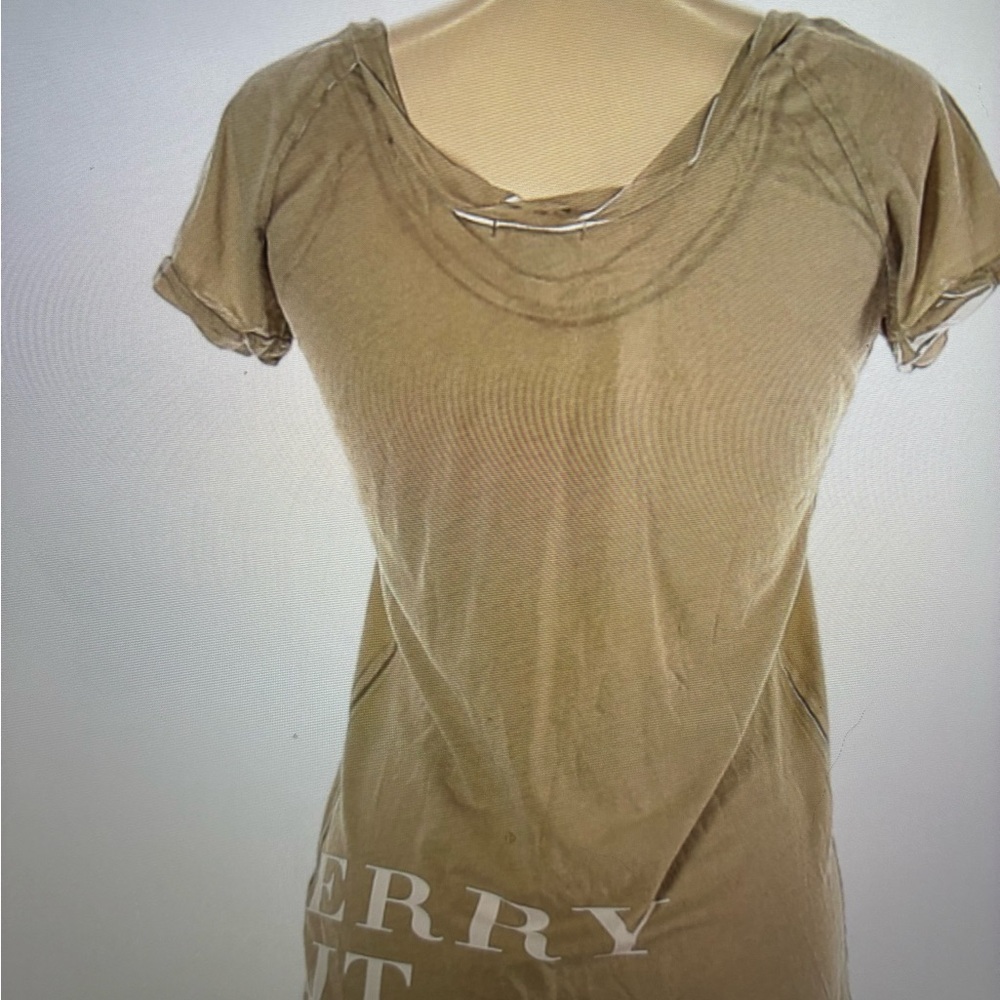 Burberry Olive Short Sleeve Tee